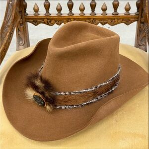 Vintage Caspel Twid Cowboy Hat